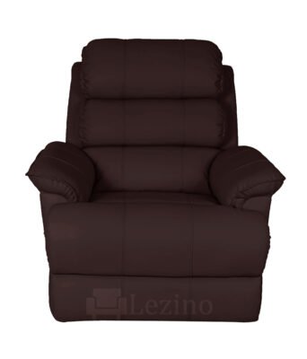 Lezino 1 Seater Electric Recliner In Brown Color 1