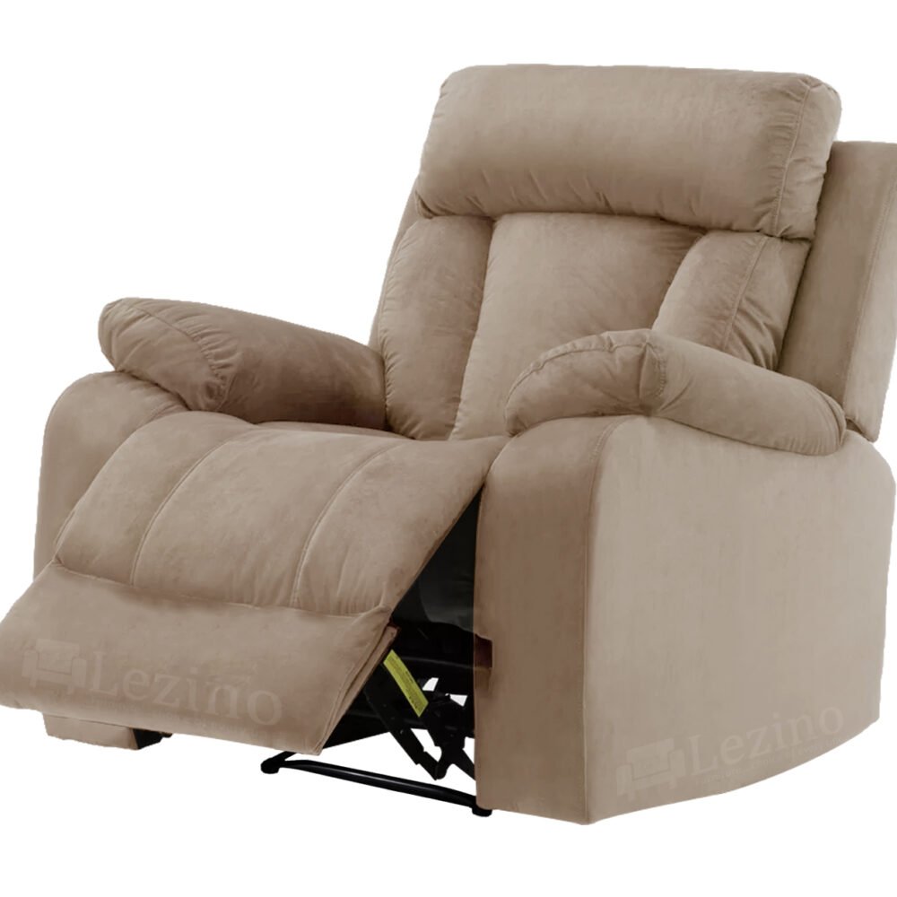 Selino 1 Seater Manual Recliner Chair 5 Lezino 1 Seater Manual Recliner in Beige Fabric