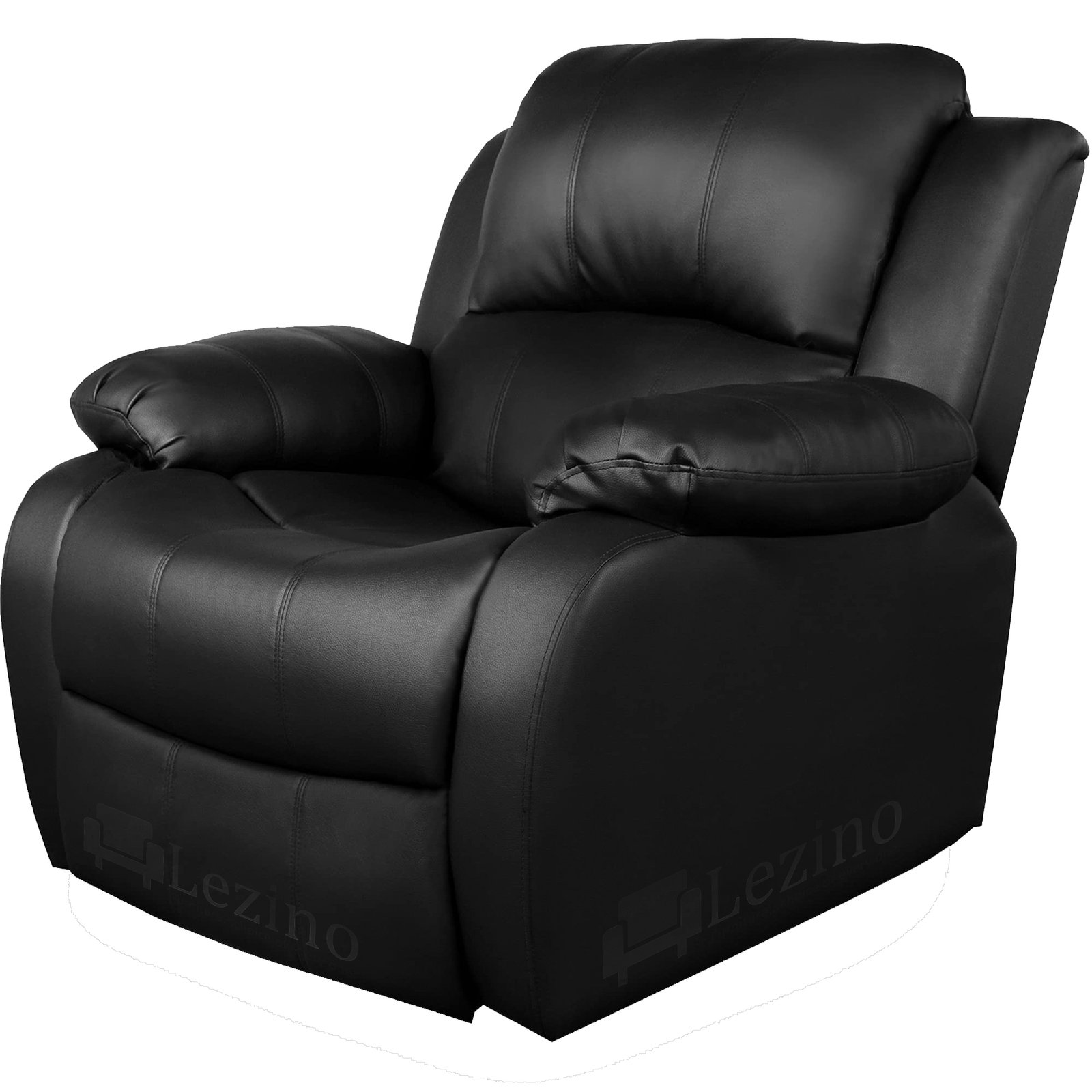 Lezino 1 Seater Recliner Sofa in Black Color