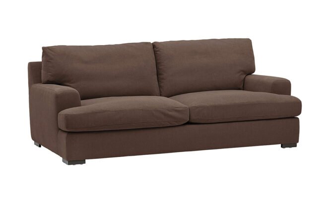 2 Seater Brown Sofa