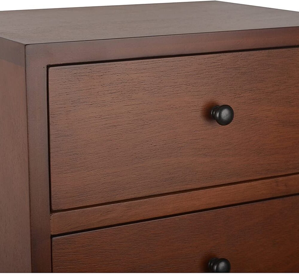 3 Storage Drawers Side Table 4 Drawers 48