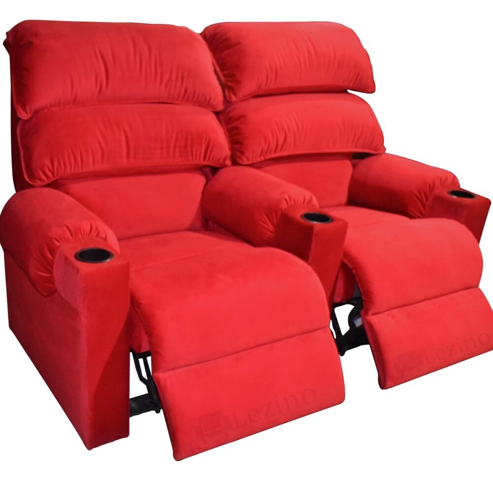 Two Seater Electric Recliner in Fabric 8 DSC 80201 01