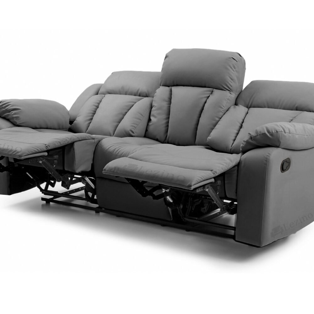 Selino 3 Seater Manual Recliner In Faux Leather 6 Untitled 11